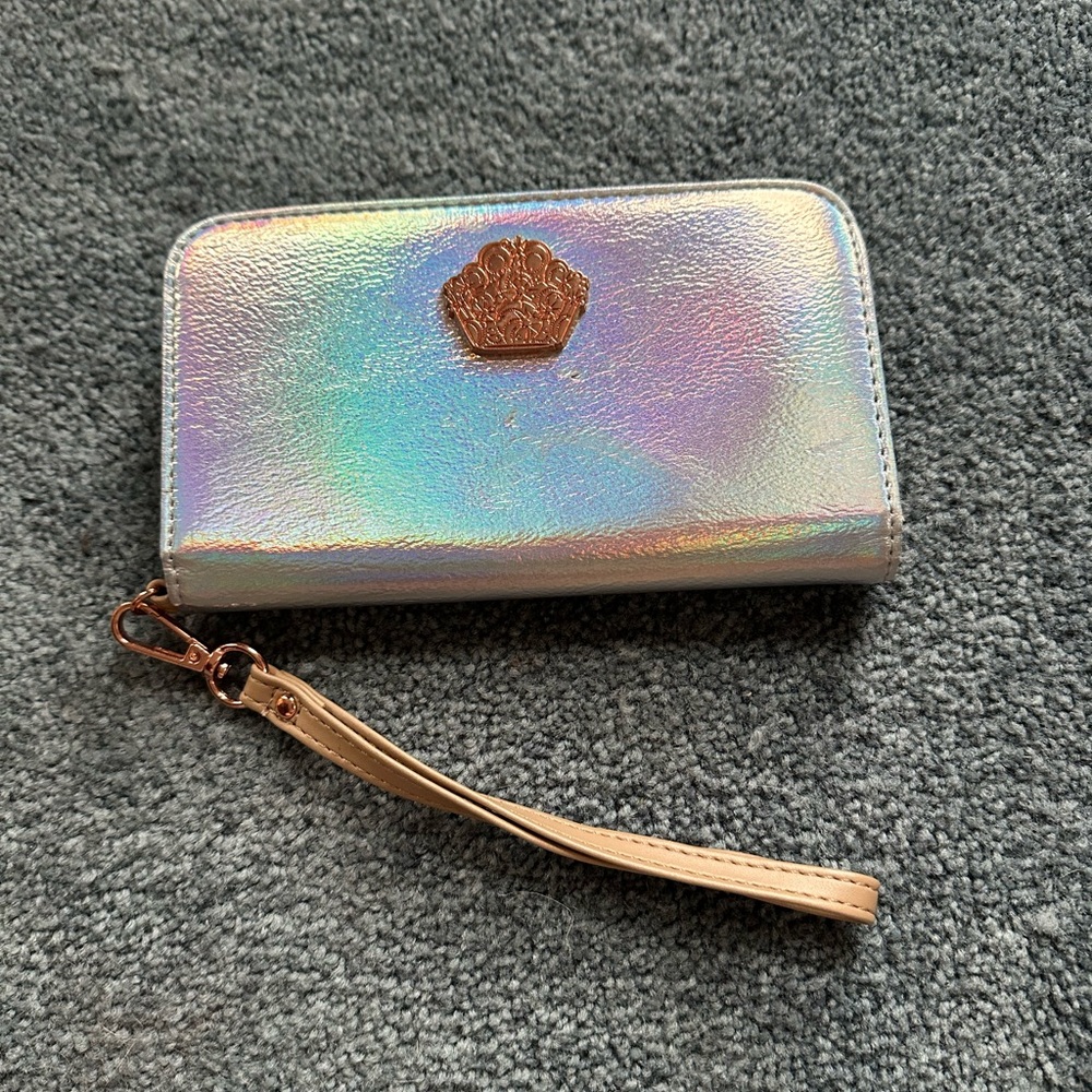 Holographic Wristlet Clutch